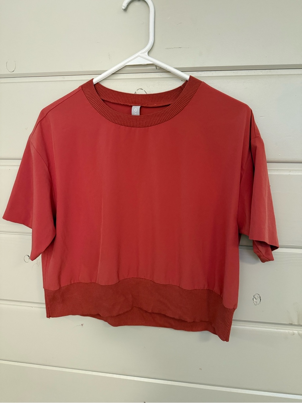 Athleta Short-Sleeve Crop Top